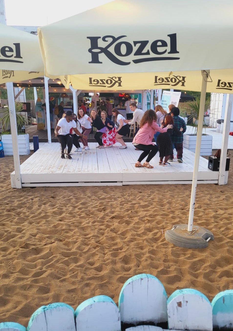 castillo salsa group dance workshop outdoor beachbar poland 2