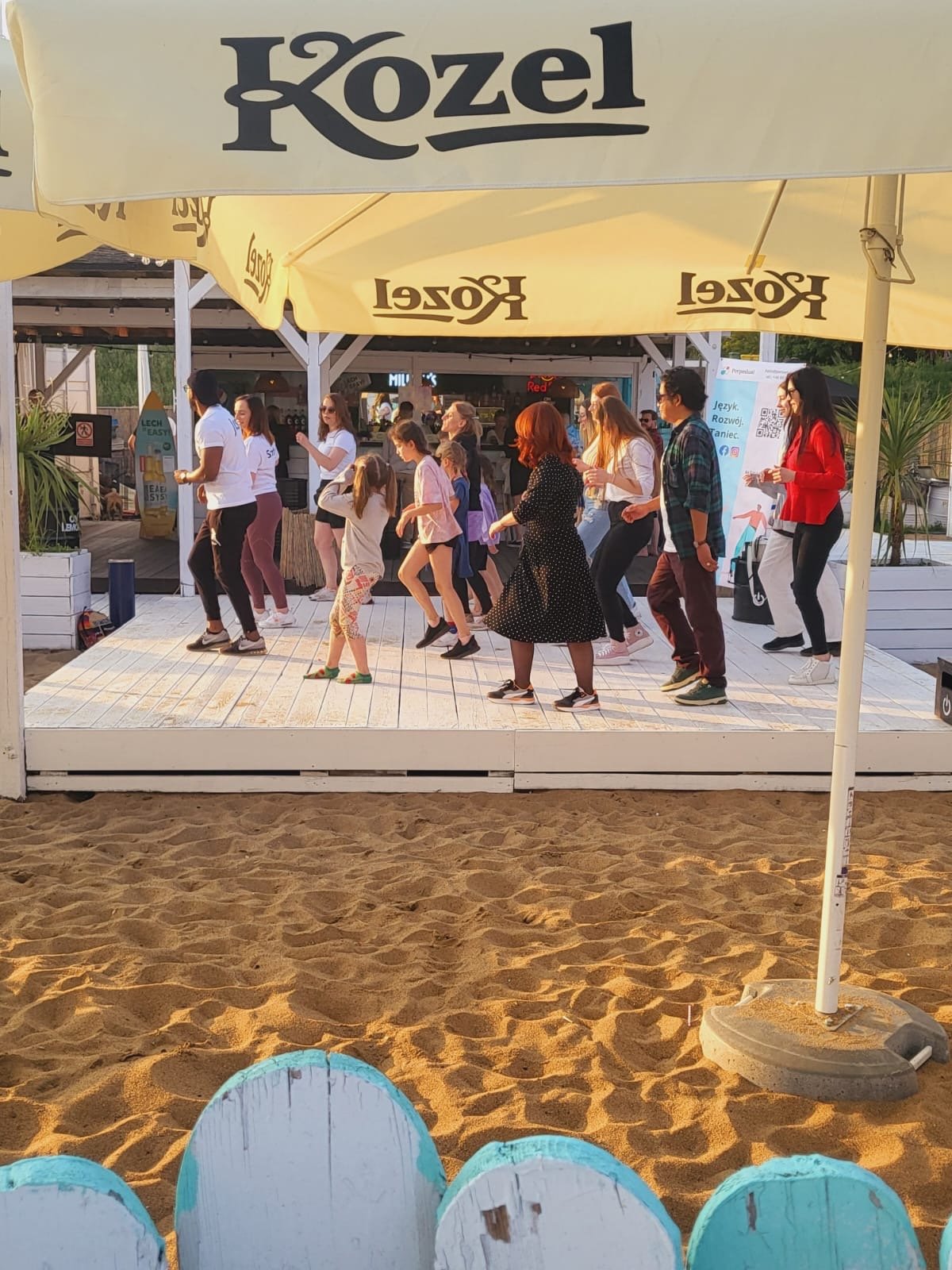 castillo salsa group dance workshop outdoor beachbar poland